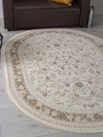 Ковер Zarina M101B CREAM/CREAM Овал