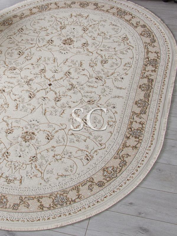 Ковер Zarina M101B CREAM/CREAM Овал