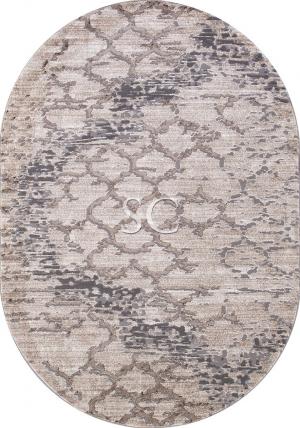 Ковер Armina 03806 grey/brown овал