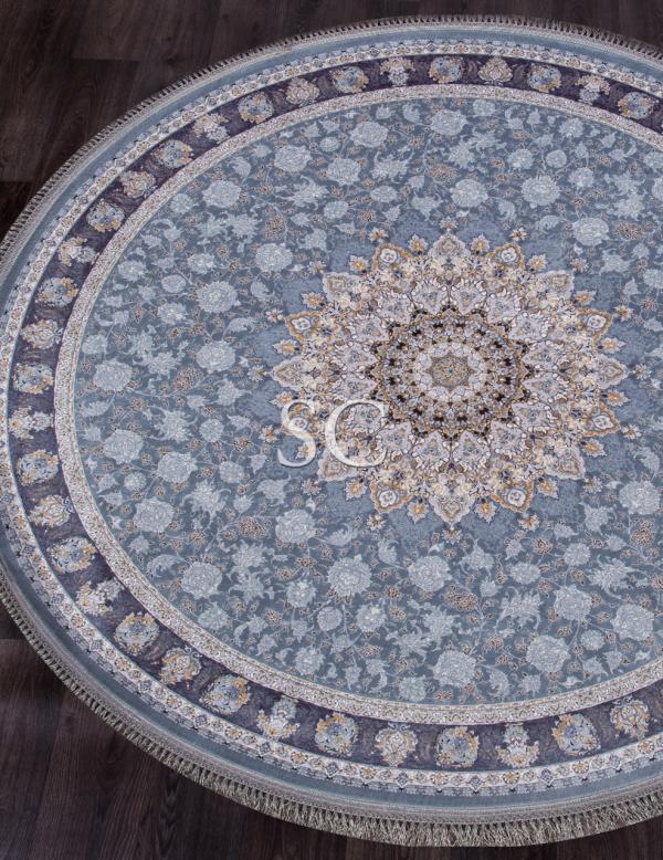 Ковер Иранский Farsi 1200 G253 pale-blue круг 